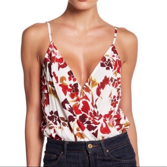 Lovers + Friends Tops - Lovers + Friends FLORAL BODYSUIT